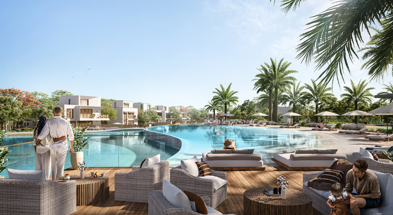 The Oasis by Emaar, Dubai’s ultra-luxury villa community featuring waterfront mansions